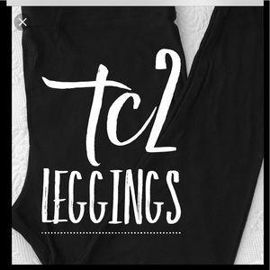 Lularoe Noir Collection Solid Black Leggings TC2